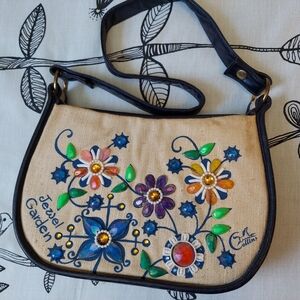 Vintage Collins Jewel Garden Purse